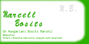 marcell bosits business card